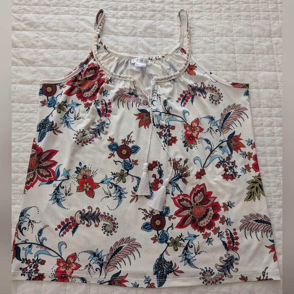 VENUS Floral Tank Top